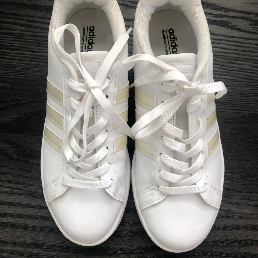 Adidas White Superstar Shoes